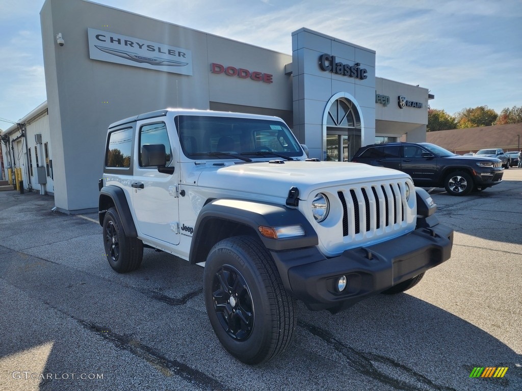 2023 Wrangler Sport 4x4 - Bright White / Black photo #1