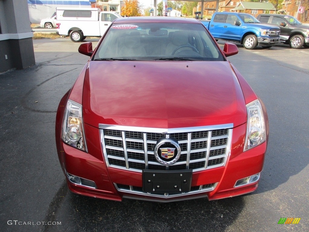 2013 CTS 4 3.6 AWD Sedan - Crystal Red Tintcoat / Cashmere/Cocoa photo #27