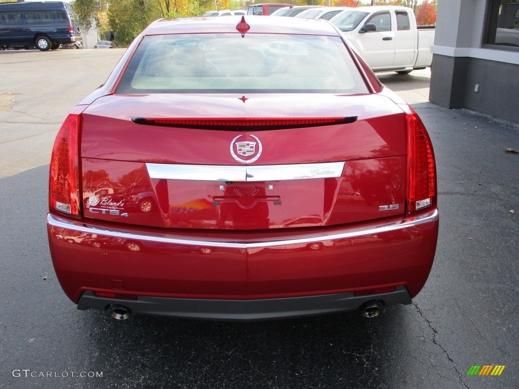 2013 CTS 4 3.6 AWD Sedan - Crystal Red Tintcoat / Cashmere/Cocoa photo #29