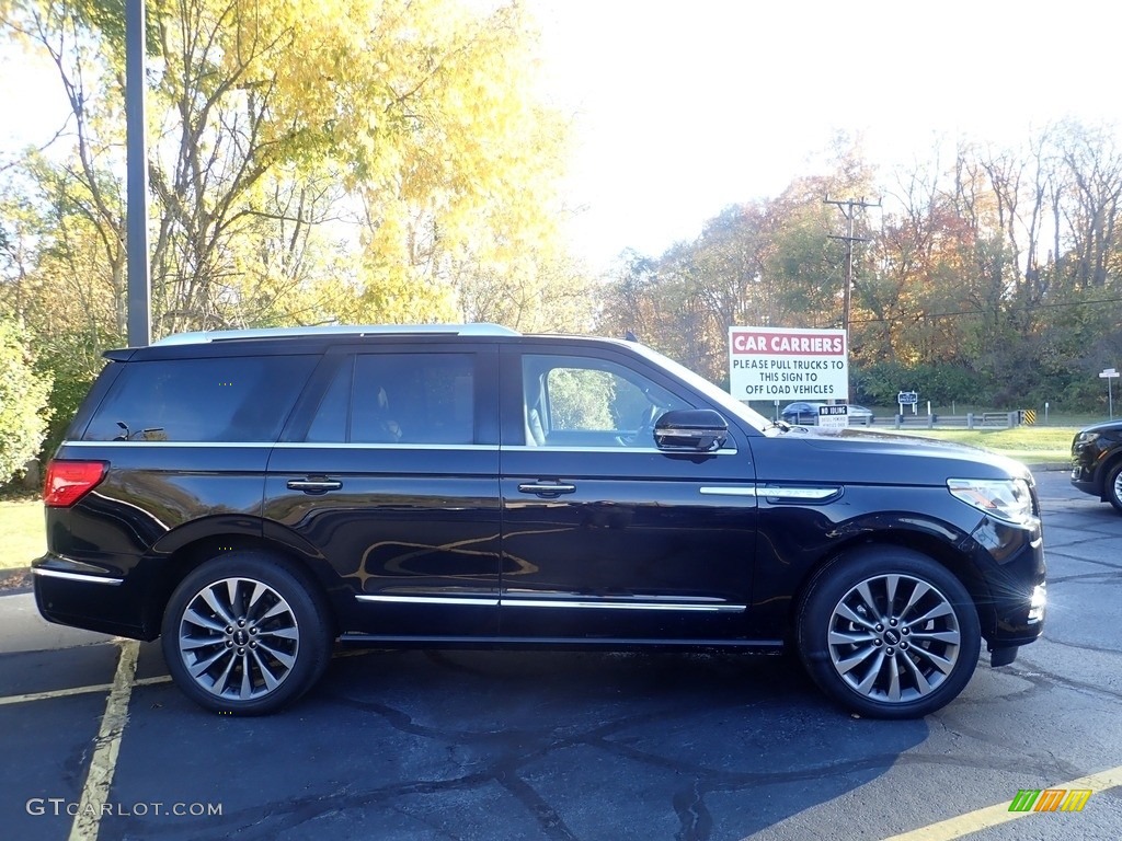 Infinite Black 2020 Lincoln Navigator Reserve 4x4 Exterior Photo #145062352