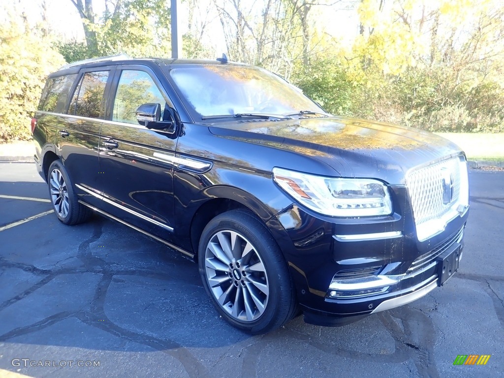 Infinite Black 2020 Lincoln Navigator Reserve 4x4 Exterior Photo #145062358