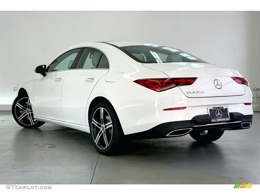 2023 CLA 250 Coupe - Polar White / Macchiato Beige photo #2