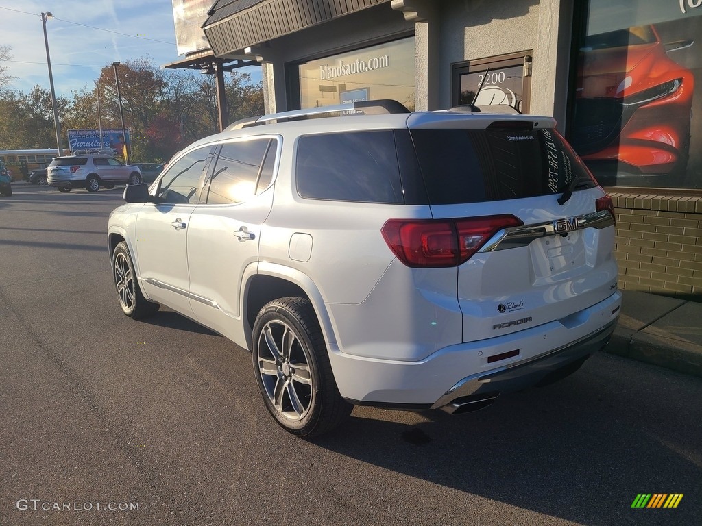 2017 Acadia Denali AWD - White Frost Tricoat / Cocoa/Shale photo #44