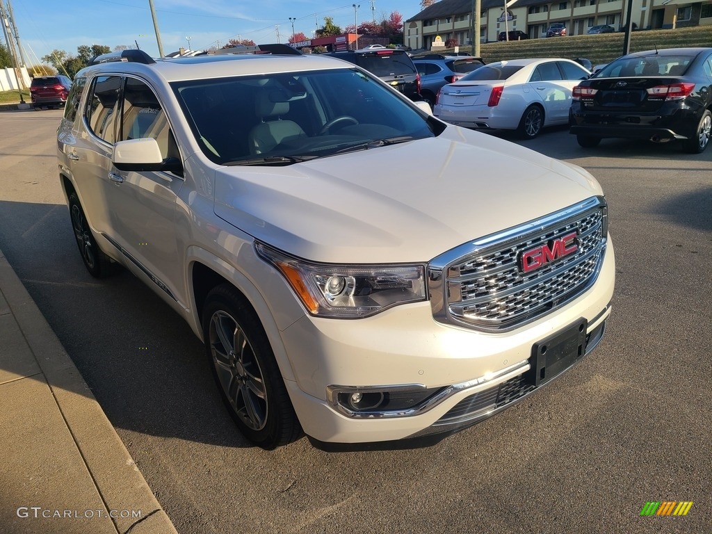 2017 Acadia Denali AWD - White Frost Tricoat / Cocoa/Shale photo #62