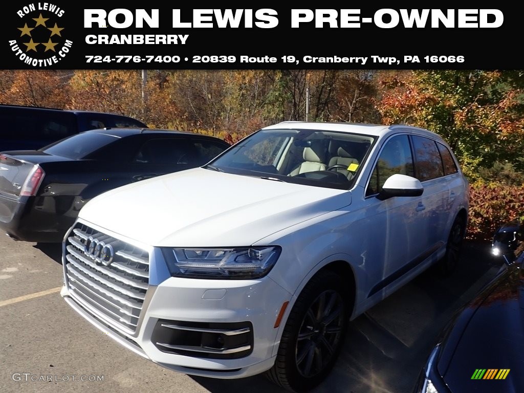 2017 Q7 3.0T quattro Prestige - Carrara White / Black photo #1