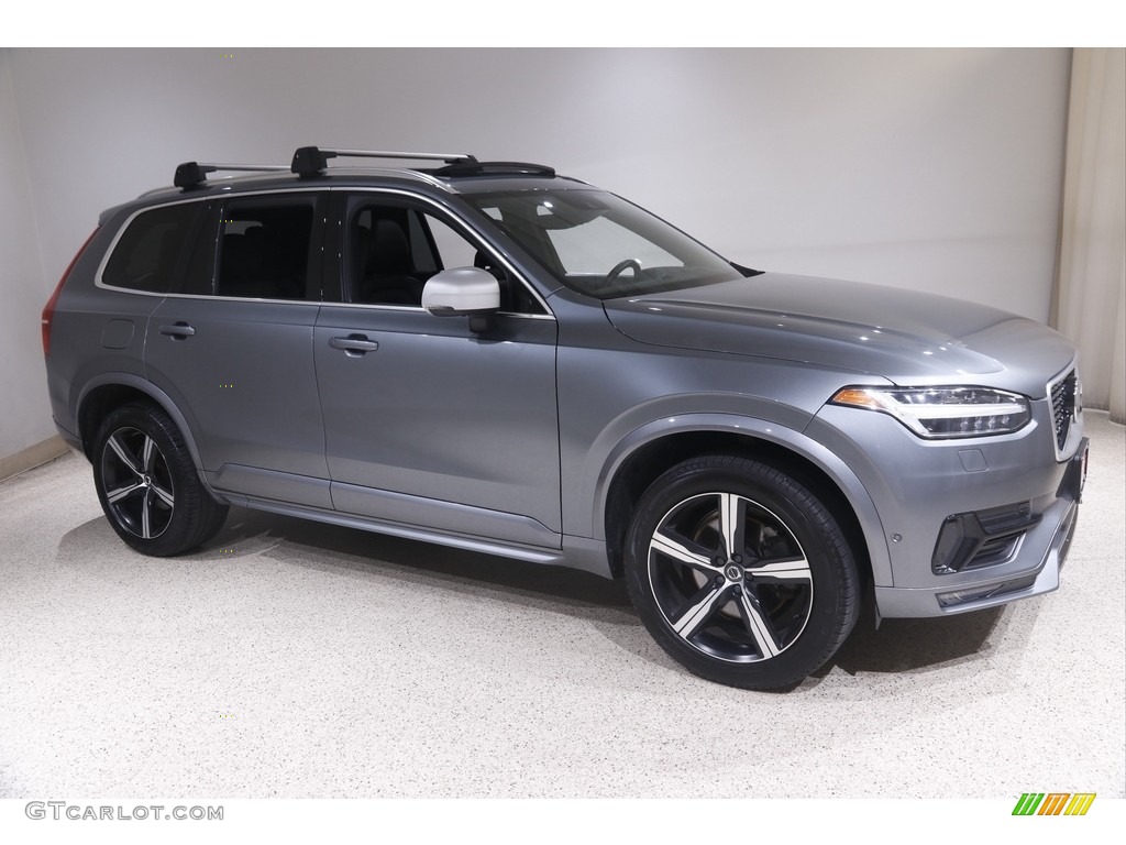 2018 XC90 T6 AWD R-Design - Osmium Grey Metallic / Charcoal photo #1