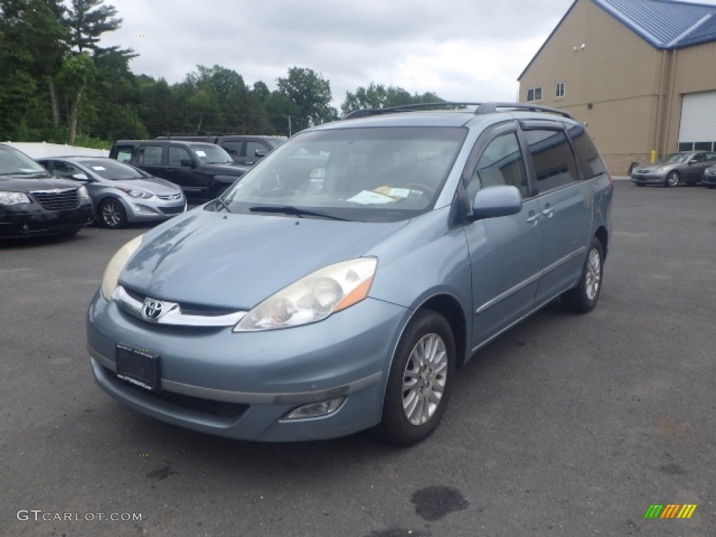 2008 Sienna Limited AWD - Blue Mirage Metallic / Taupe photo #1