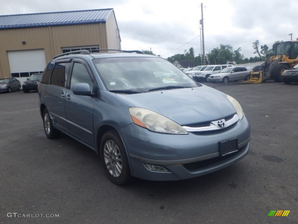 2008 Sienna Limited AWD - Blue Mirage Metallic / Taupe photo #3