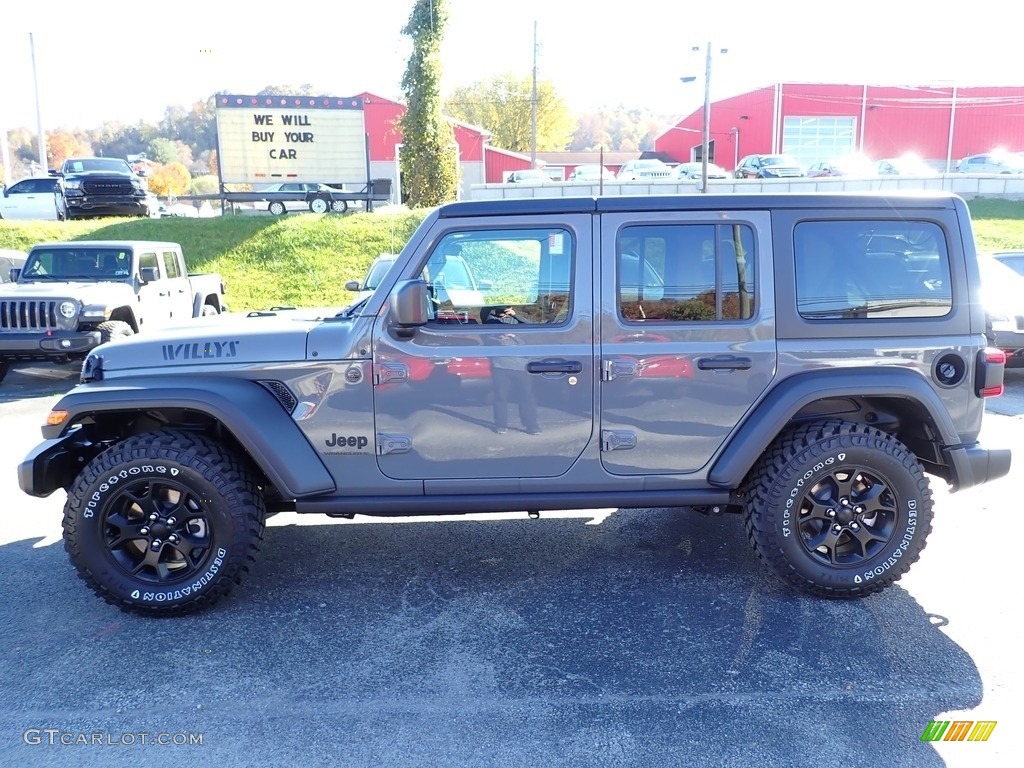 2023 Wrangler Willys 4x4 - Sting-Gray / Heritage Tan/Black photo #2