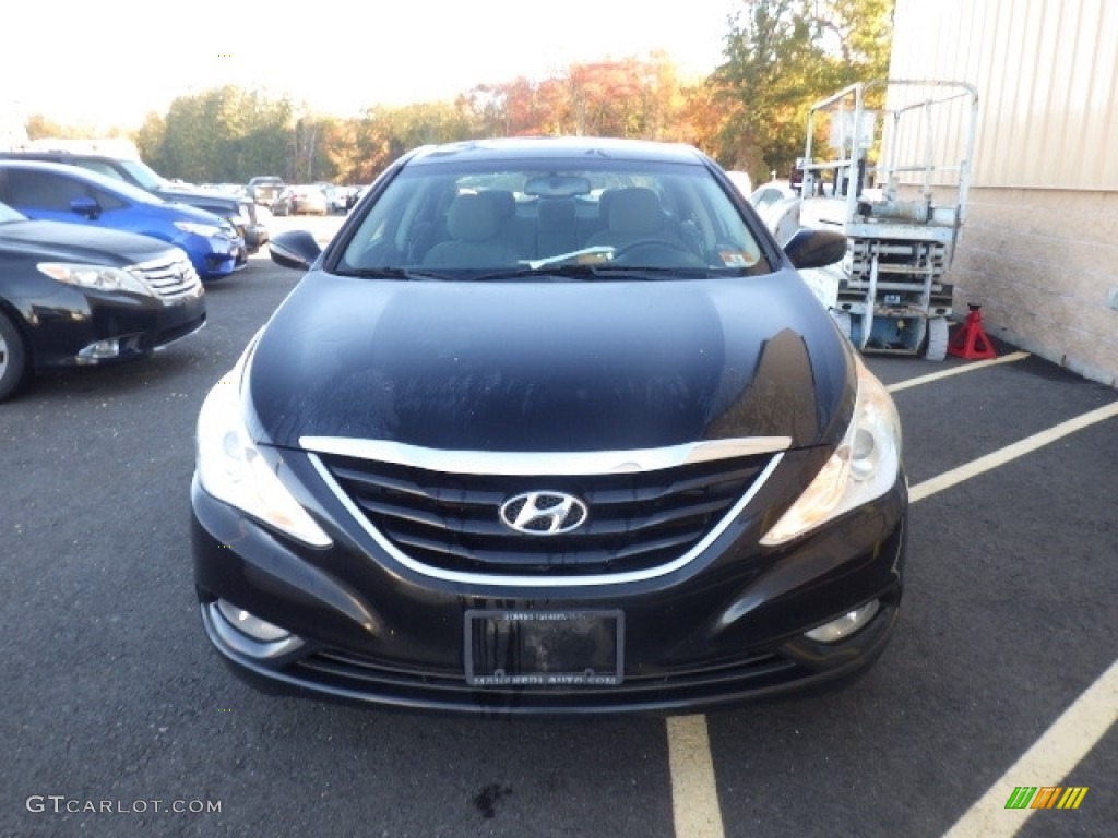 2013 Sonata GLS - Midnight Black / Gray photo #2