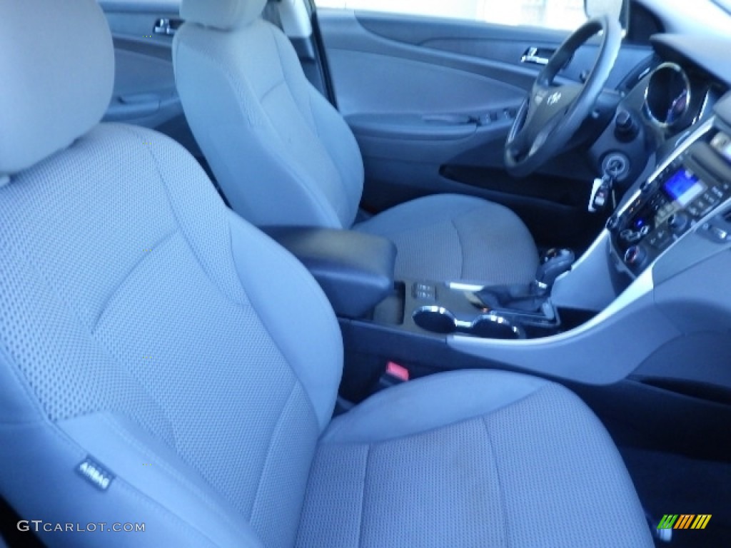 2013 Sonata GLS - Midnight Black / Gray photo #8