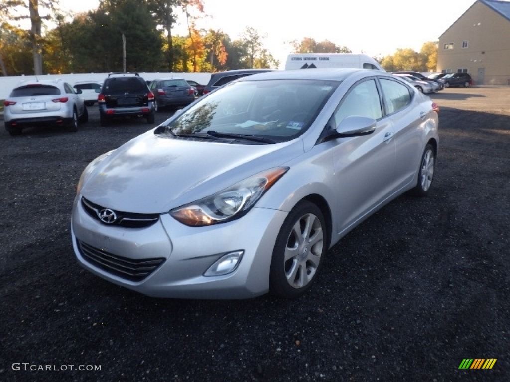2012 Elantra Limited - Silver / Black photo #1