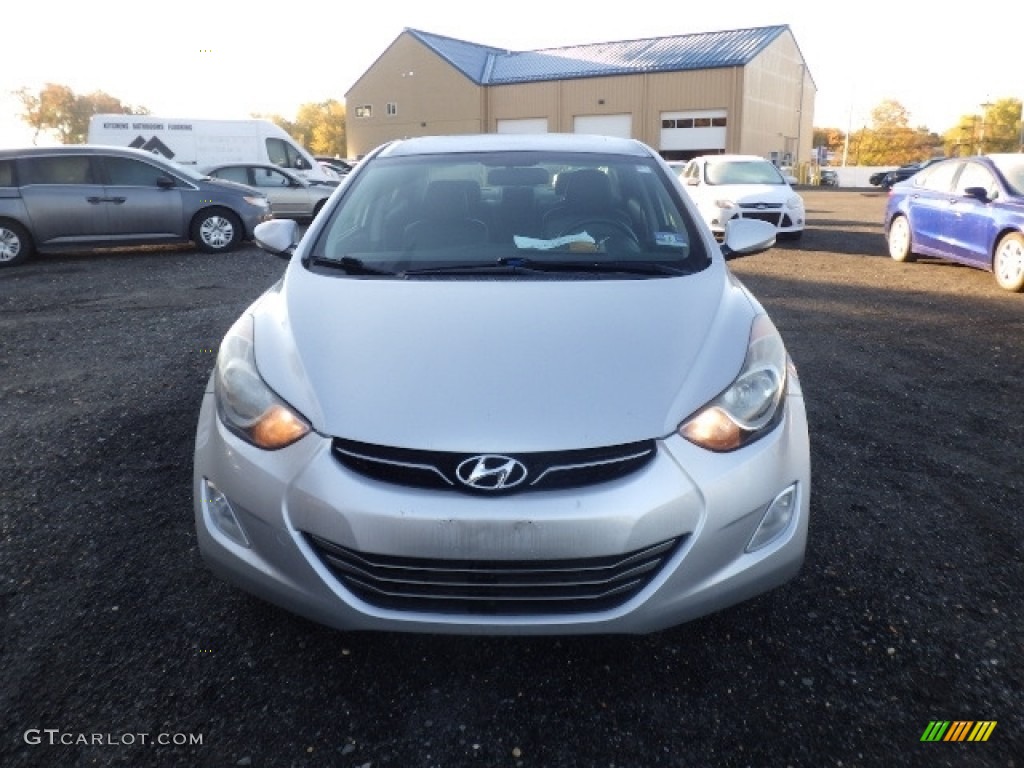 2012 Elantra Limited - Silver / Black photo #2