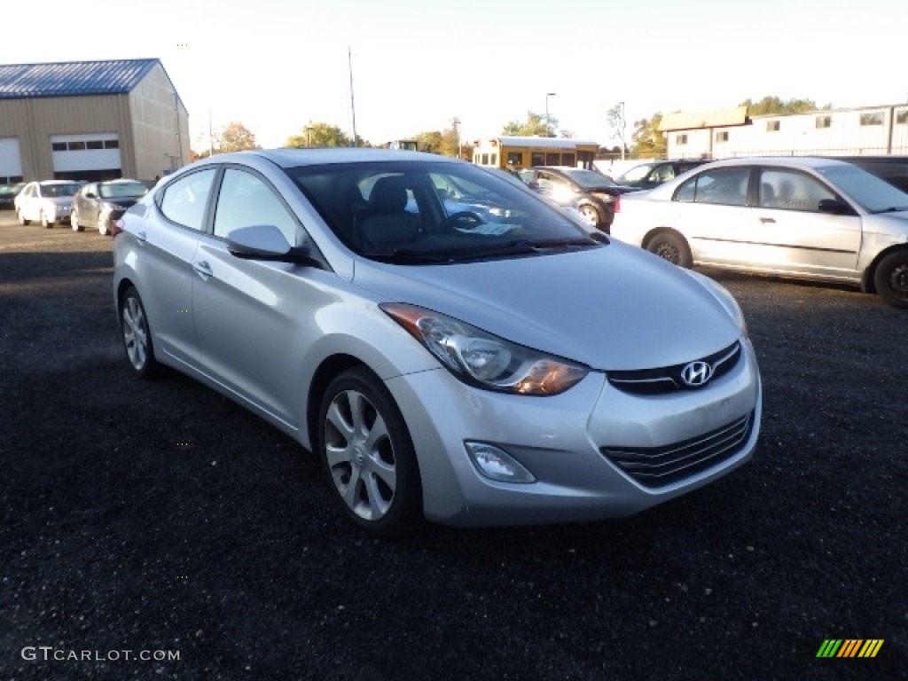 2012 Elantra Limited - Silver / Black photo #3