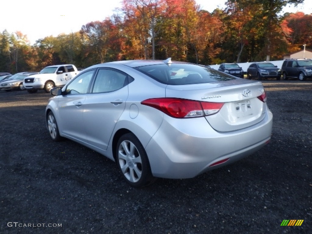 2012 Elantra Limited - Silver / Black photo #4