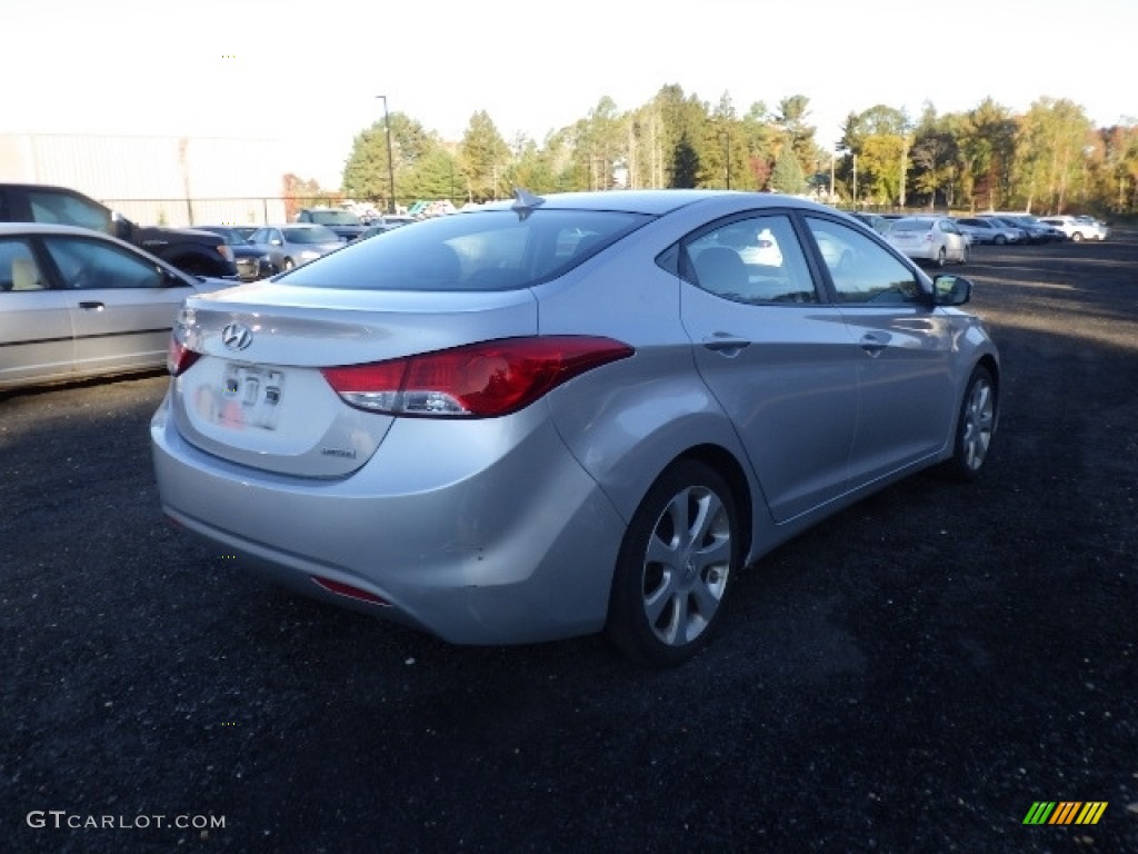 2012 Elantra Limited - Silver / Black photo #6