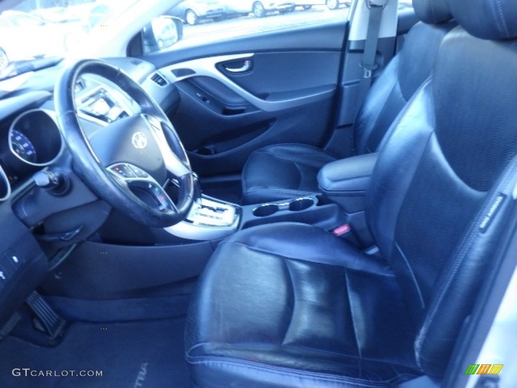2012 Elantra Limited - Silver / Black photo #7