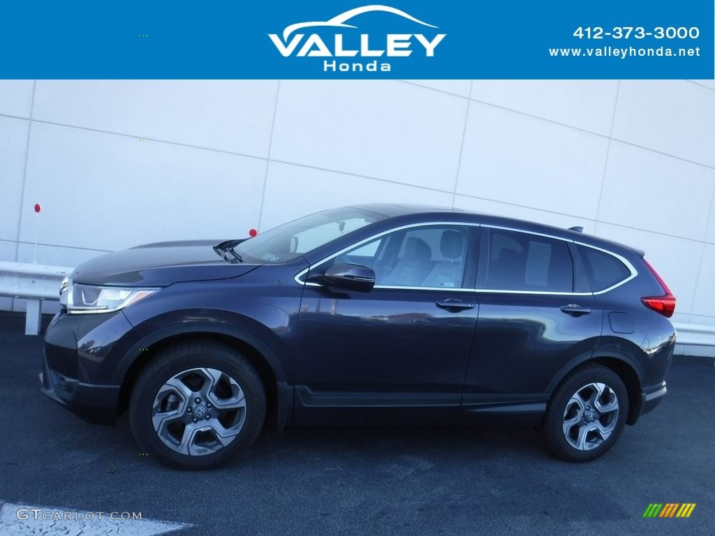 2019 CR-V EX AWD - Gunmetal Metallic / Gray photo #2