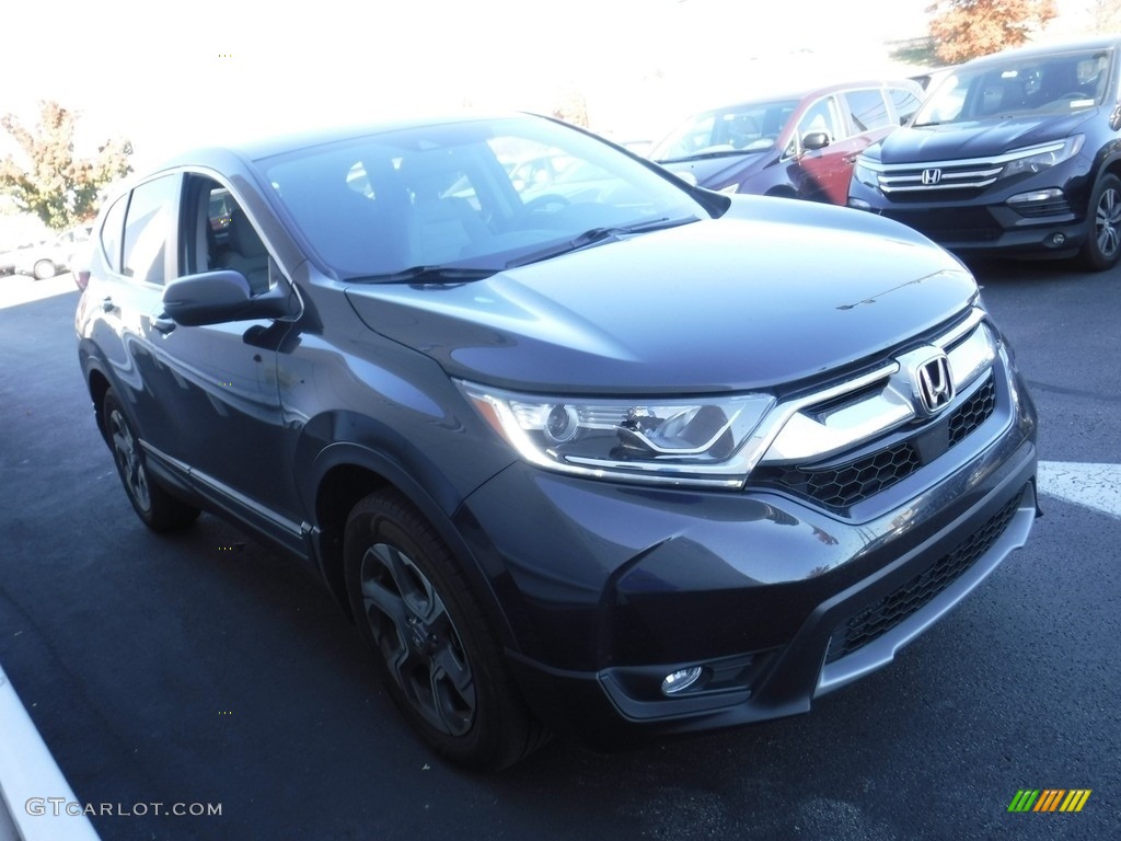 2019 CR-V EX AWD - Gunmetal Metallic / Gray photo #6