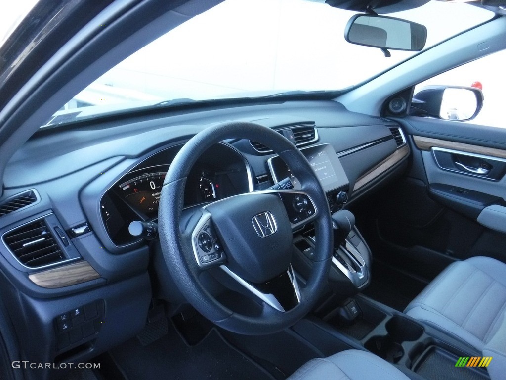 2019 CR-V EX AWD - Gunmetal Metallic / Gray photo #12