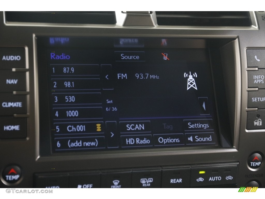 2020 GX 460 - Starfire Pearl / Black photo #12
