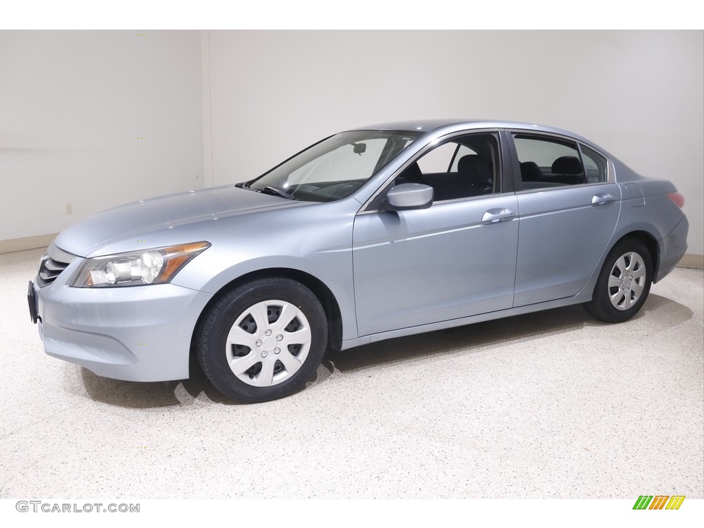 2012 Accord LX Sedan - Celestial Blue Metallic / Gray photo #3