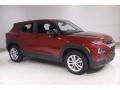 Scarlet Red Metallic 2021 Chevrolet TrailBlazer LS AWD Exterior