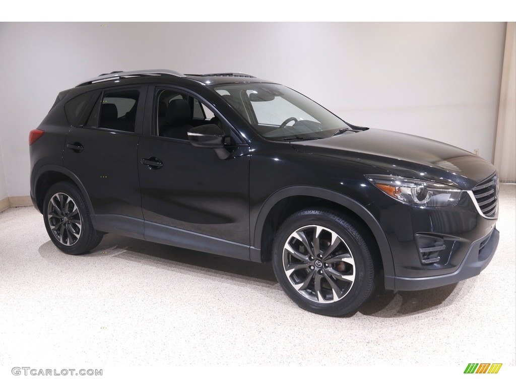 2016 CX-5 Grand Touring AWD - Jet Black Mica / Black photo #1