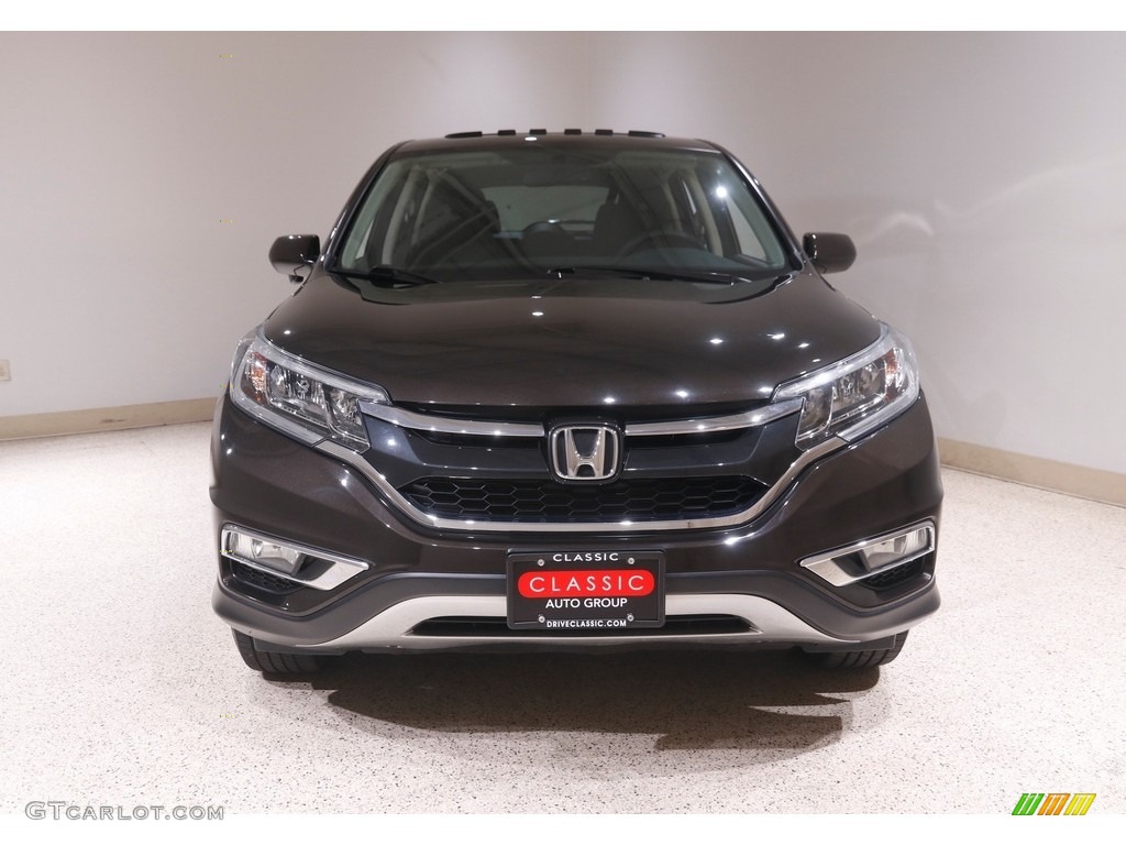 2016 CR-V EX AWD - Kona Coffee Metallic / Black photo #2