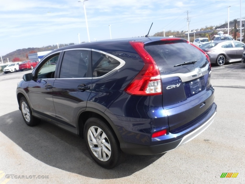 2016 CR-V EX AWD - Obsidian Blue Pearl / Gray photo #6