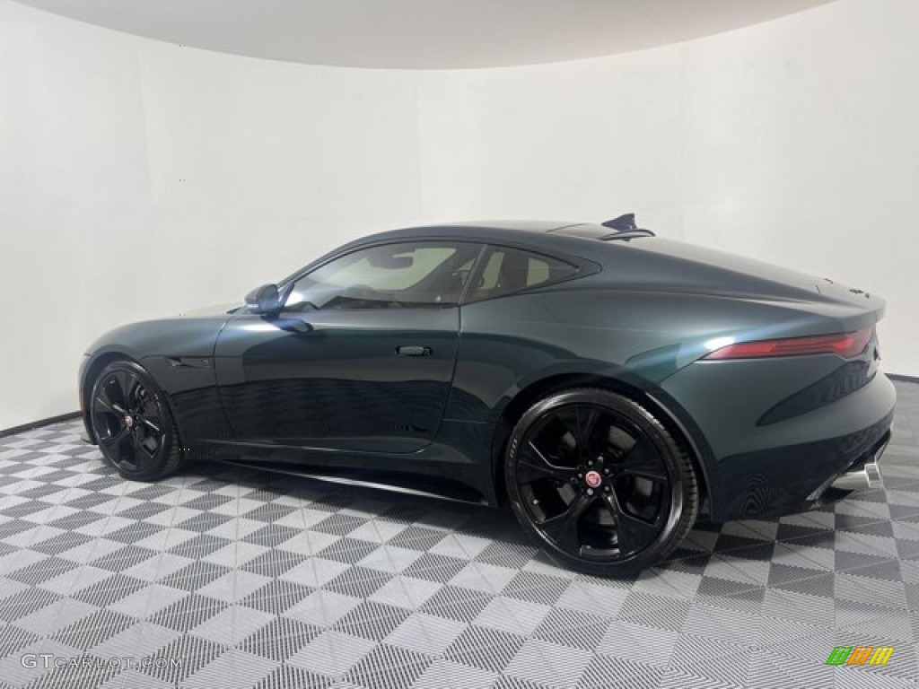 2023 F-TYPE P450 AWD R-Dynamic Coupe - British Racing Green Metallic / Tan/Light Oyster Stitching photo #5