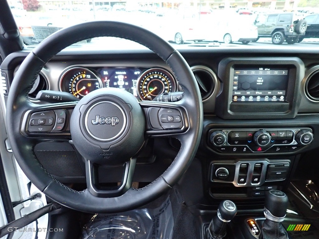 2020 Jeep Wrangler Sport 4x4 Black Dashboard Photo #145073006
