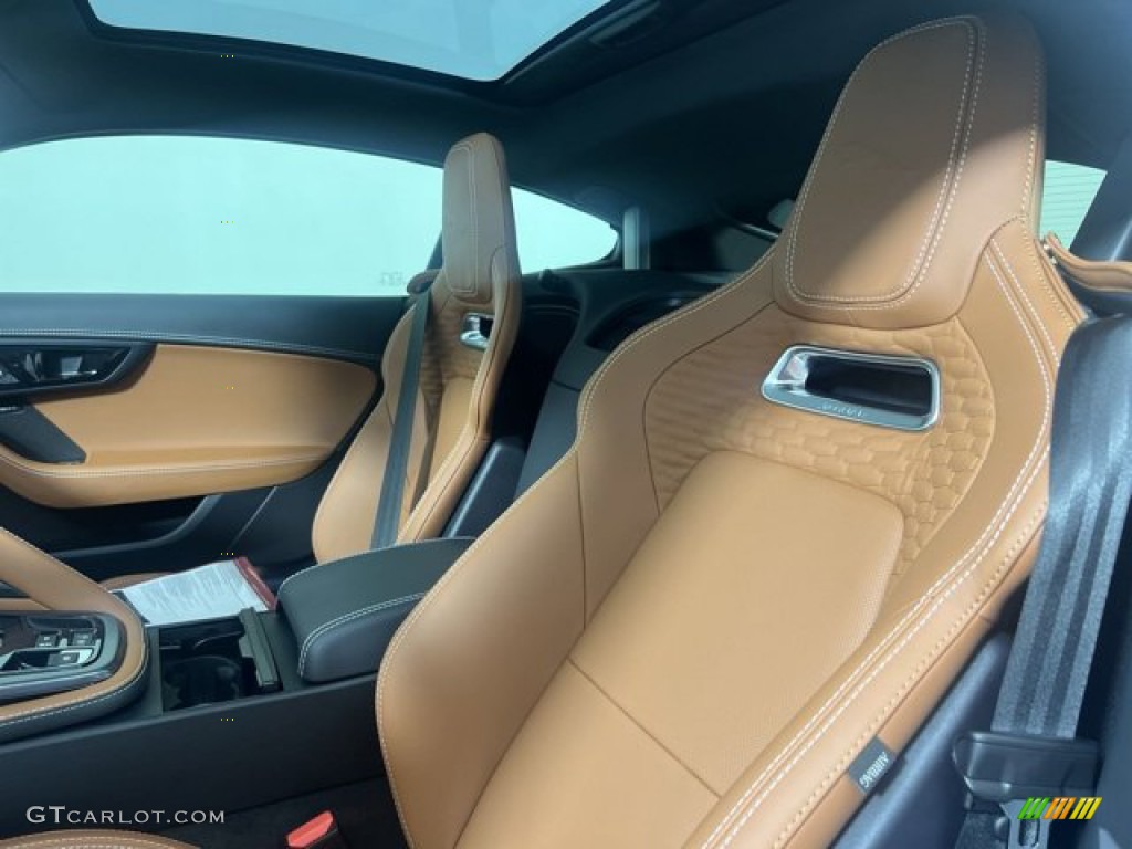 2023 F-TYPE P450 AWD R-Dynamic Coupe - British Racing Green Metallic / Tan/Light Oyster Stitching photo #24