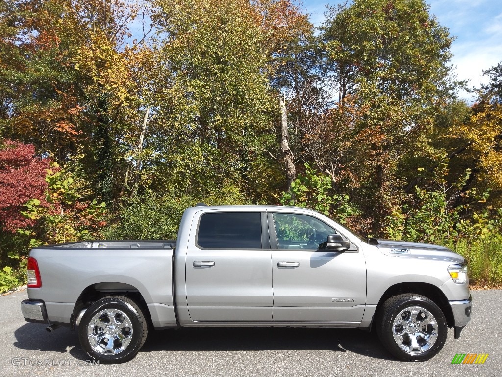 Billet Silver Metallic 2022 Ram 1500 Big Horn Crew Cab 4x4 Exterior Photo #145073648