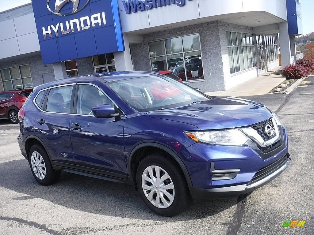 2017 Rogue S AWD - Caspian Blue / Charcoal photo #1