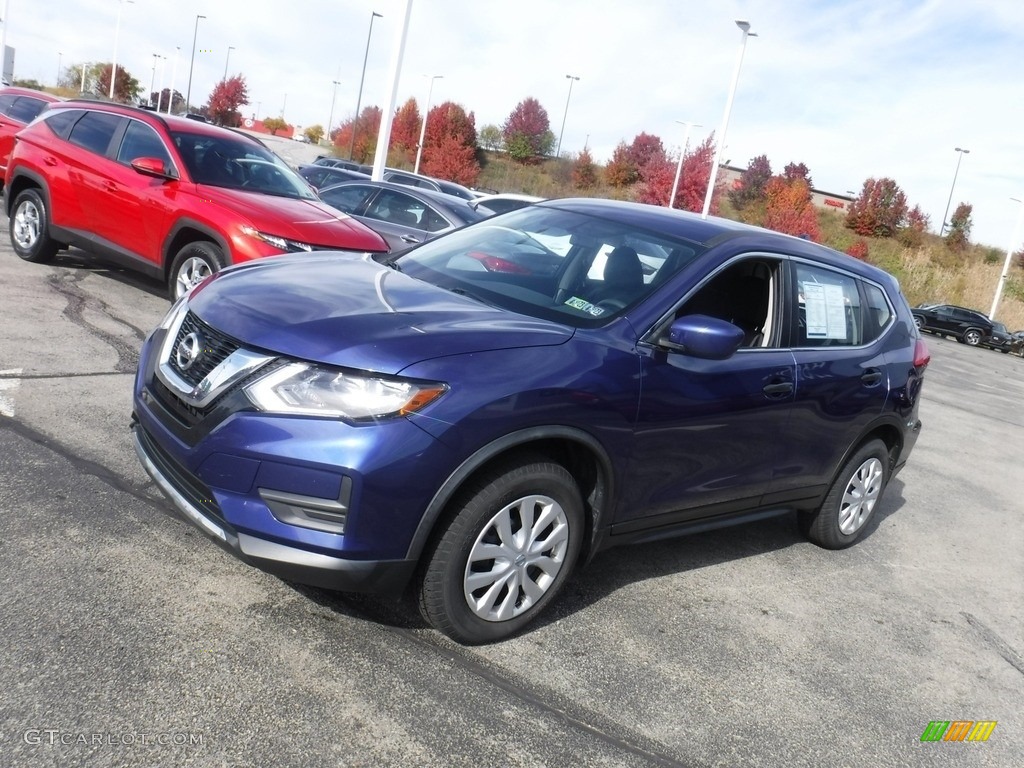 2017 Rogue S AWD - Caspian Blue / Charcoal photo #5