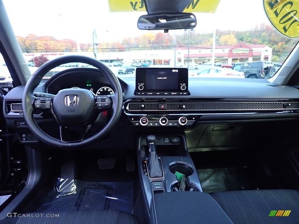 2022 Honda Civic EX Sedan Black Dashboard Photo #145074458
