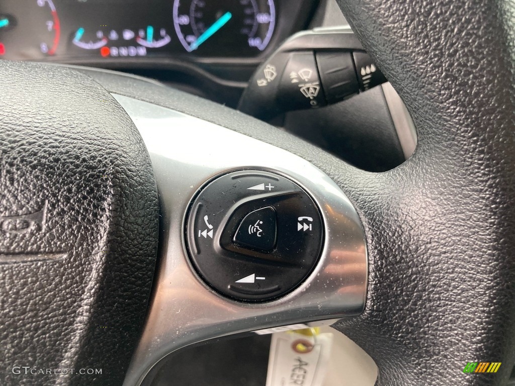 2019 Ford Transit Connect XLT Van Ebony Steering Wheel Photo #145074557
