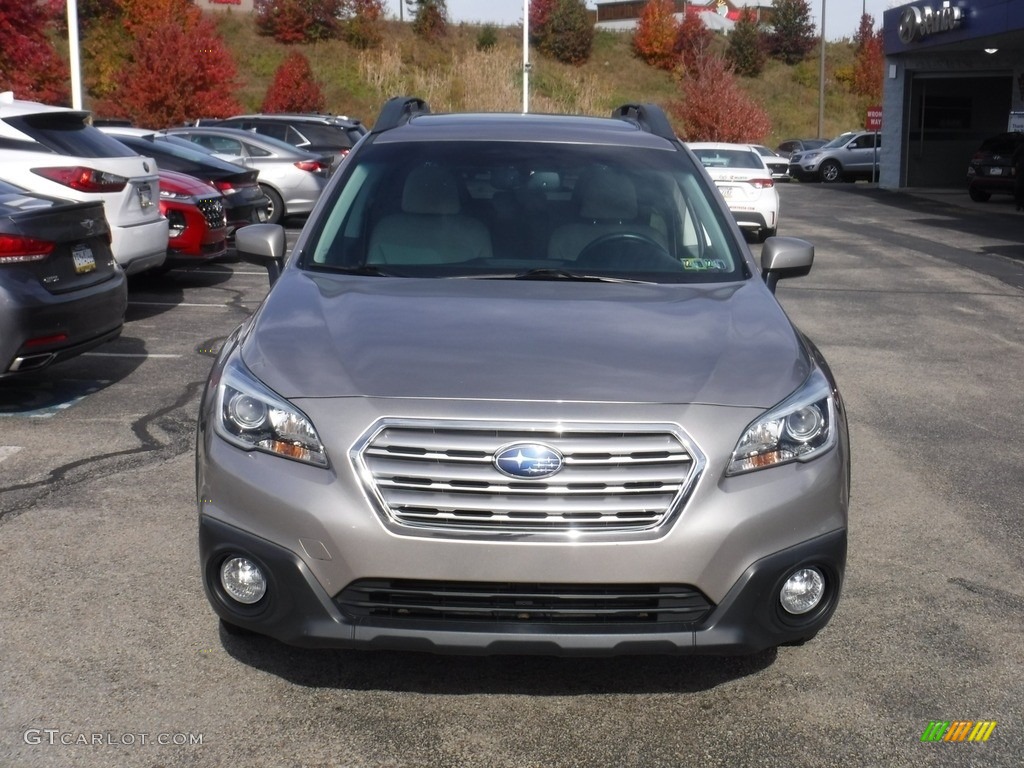 2015 Outback 2.5i Premium - Tungsten Metallic / Warm Ivory photo #5