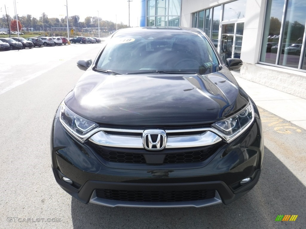 2018 CR-V EX AWD - Dark Olive Metallic / Black photo #5