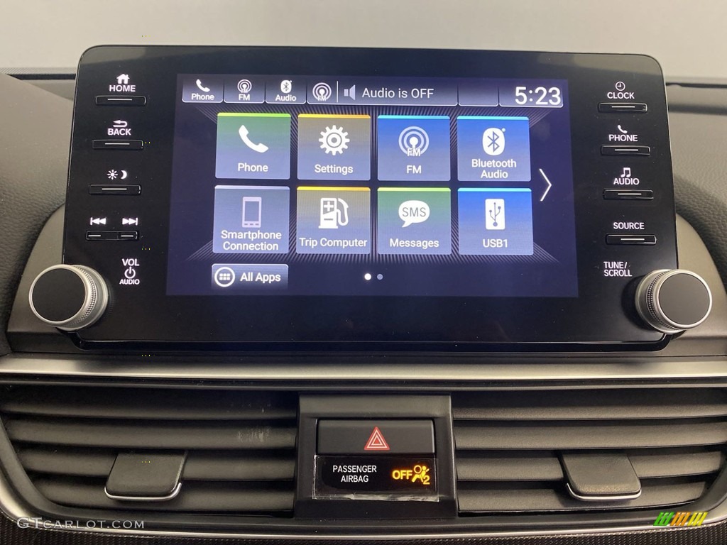 2021 Accord Sport SE - Sonic Gray Pearl / Black photo #23