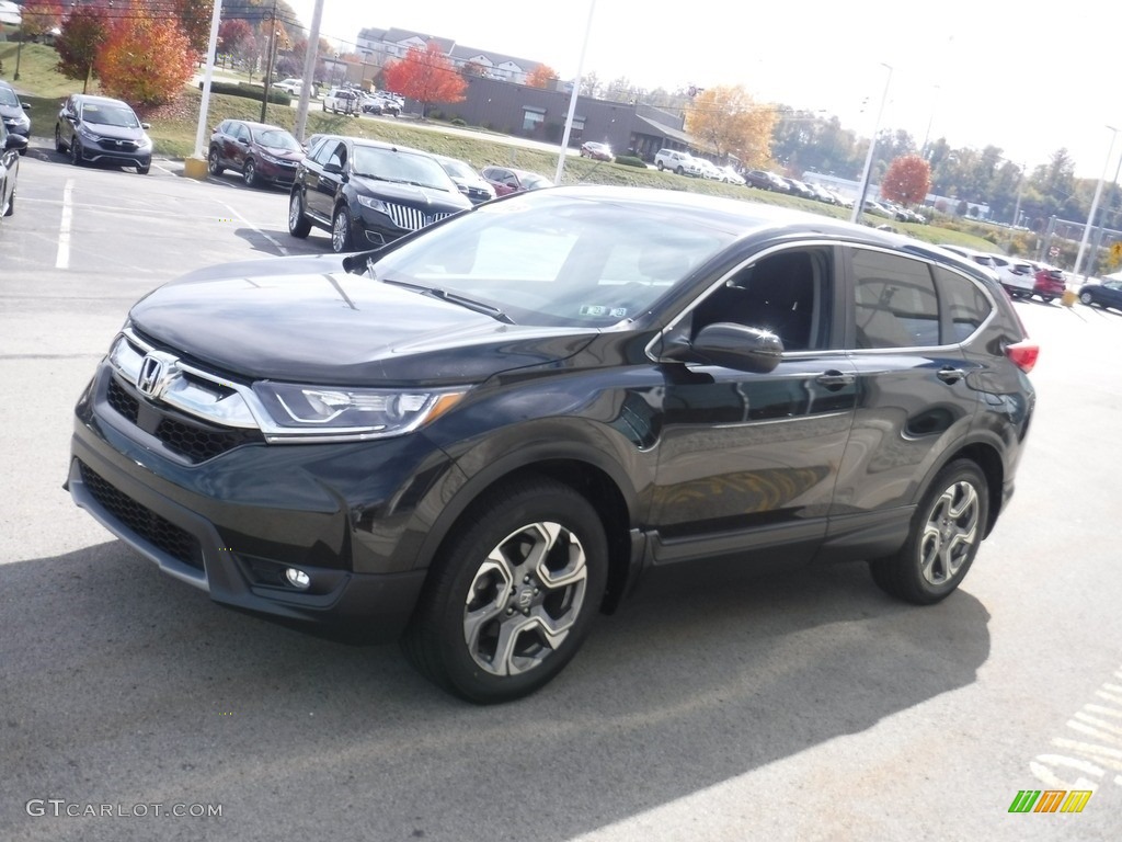 2018 CR-V EX AWD - Dark Olive Metallic / Black photo #6