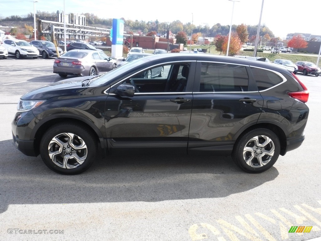 2018 CR-V EX AWD - Dark Olive Metallic / Black photo #7