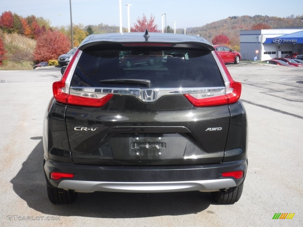 2018 CR-V EX AWD - Dark Olive Metallic / Black photo #9