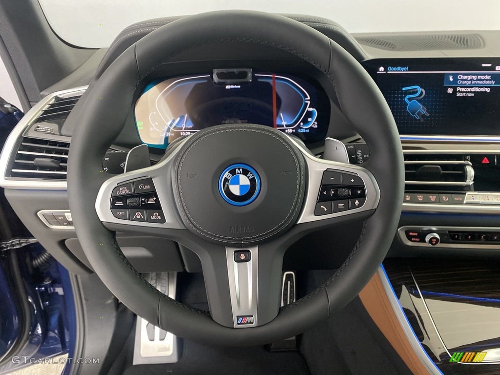 2023 BMW X5 xDrive45e Cognac Steering Wheel Photo #145076882