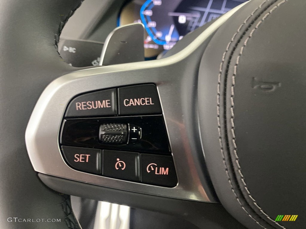 2023 BMW X6 M50i Black Steering Wheel Photo #145077575