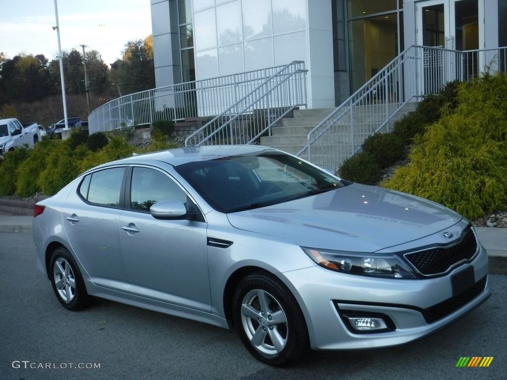 2015 Optima LX - Bright Silver / Gray photo #1