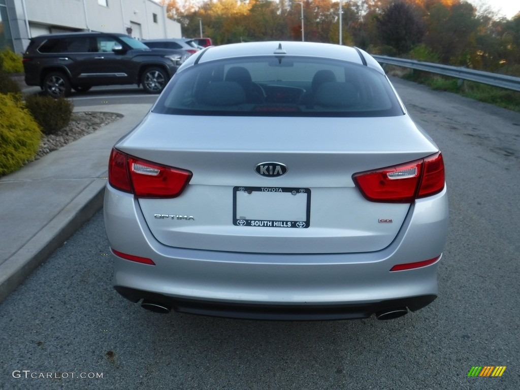 2015 Optima LX - Bright Silver / Gray photo #13