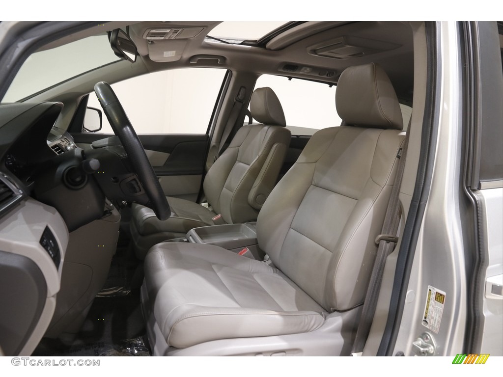 2013 Odyssey EX-L - Alabaster Silver Metallic / Gray photo #5