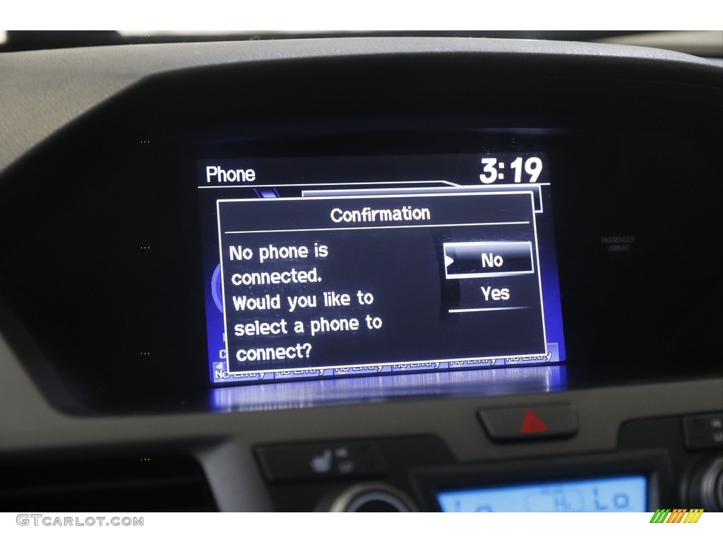 2013 Odyssey EX-L - Alabaster Silver Metallic / Gray photo #11